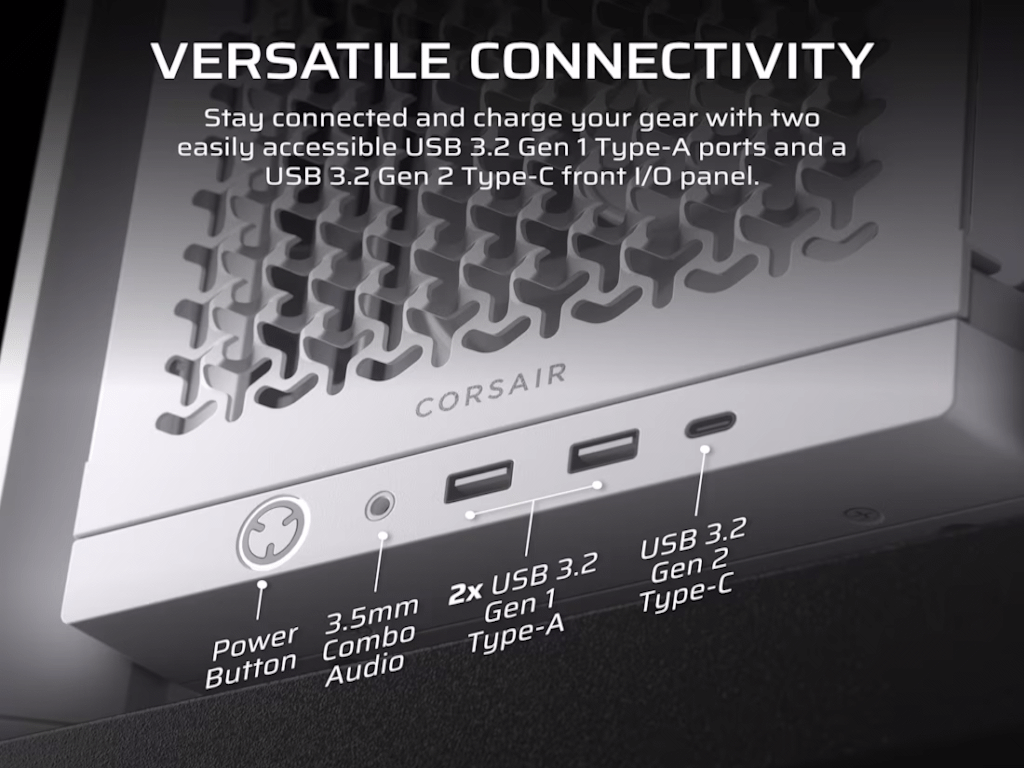 Kucište CORSAIR FRAME 4000D RS Mid-Tower/ATX/kaljeno staklo/bez napajanja/bela