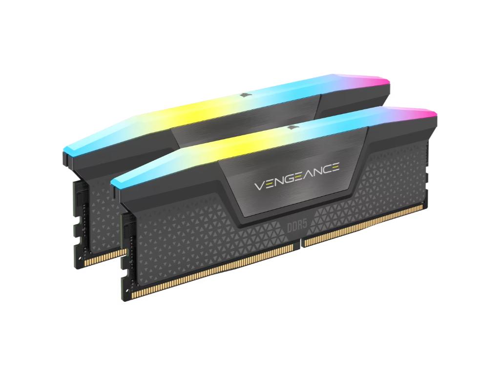 Memorija CORSAIR VENGEANCE 16GB(2x8GB)/DDR5/6000MHz/CL36/1.35V/RGB/XMP & EXPO