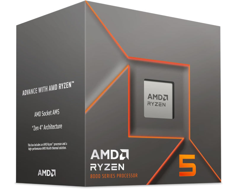 RYZEN 5 8400F 6 cores do 4.7 GHz BOX (100-100001591BOX) procesor