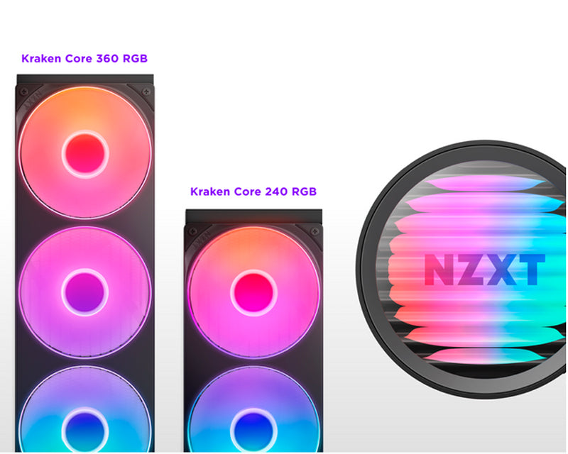 Kraken Core 240 RGB vodeno hlađenje crno (RL-KR24C-B1)