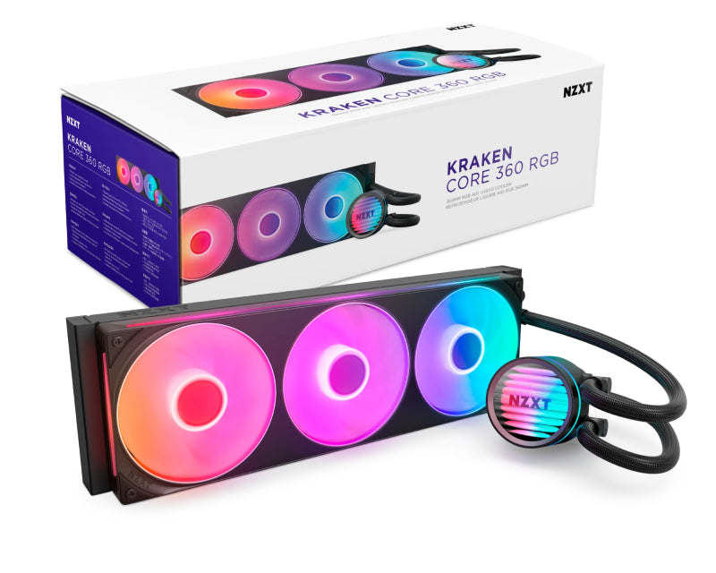 Kraken 360 RGB vodeno hlađenje crno (RL-KR36C-B1)