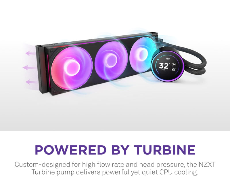 Kraken Elite 420 RGB V2 vodeno hlađenje crno (RL-KR42E-B2)