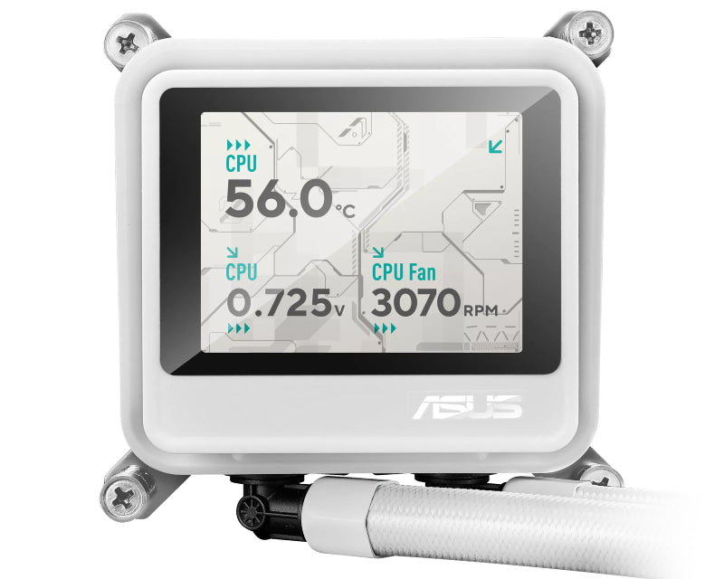 MAX GAMING LC 360 ARGB LCD WHT  vodeno hlađenje