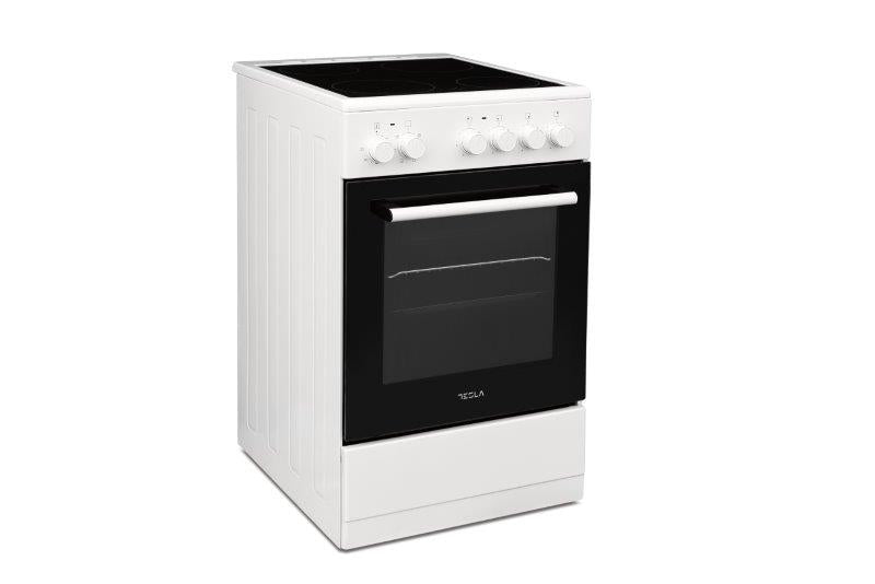 Šporet TESLA CV5400SW staklokeramika/A/43L/ventilator/83x50x55cm/bela