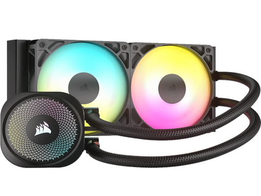 Kuler za CPU CORSAIR NAUTILUS 240 ARGB/240mm/vodeno hladenje/crna