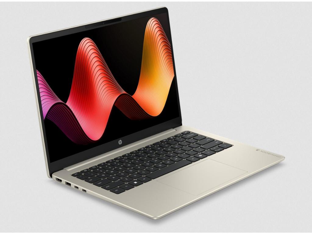 Laptop HP OmniBook 3 14-hy0002nm DOS/14"WUXGA AG/Ryzen 5 40/16GB onboard/512GB/zlatna/2g