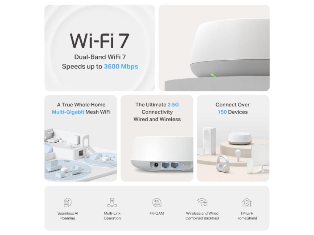 Mesh sistem TP-LINK Deco BE25(3-pack)