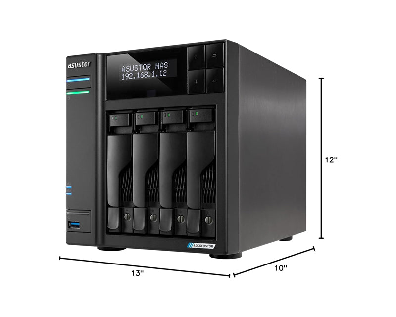 NAS Storage Server LOCKERSTOR 4 Gen2 AS6704T v2