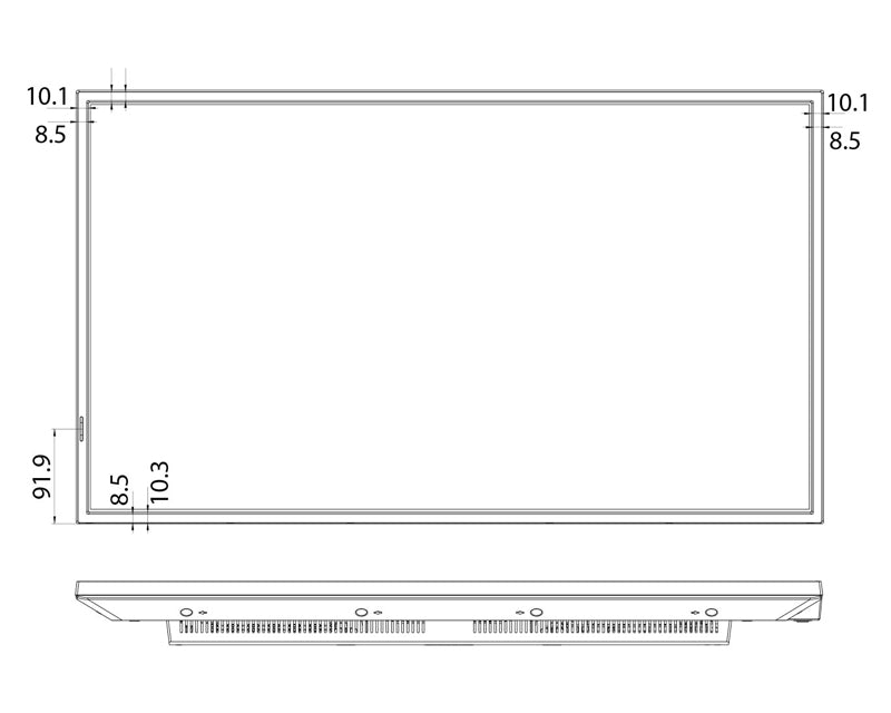 32 inča 32DM66D FHD 500 nita Digital Signage Display - 24/7 Operation