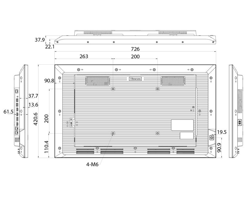 32 inča 32DM66D FHD 500 nita Digital Signage Display - 24/7 Operation