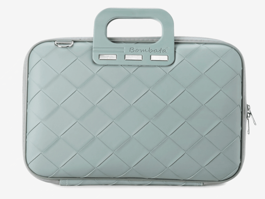 Torba BOMBATA Intrecciato 13/14 Light Blue /Dust