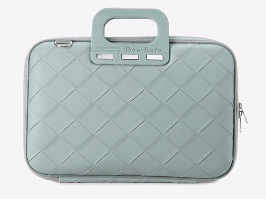 Torba BOMBATA Intrecciato 15,6/16 Light Blue / Dust