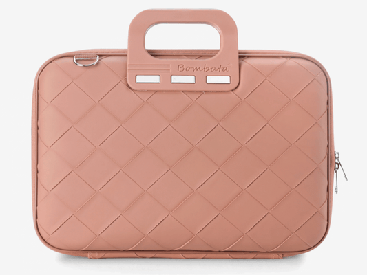 Torba BOMBATA Intrecciato 15,6/16 Pink