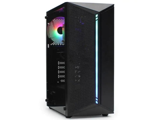 Kucište IG-MAX E0901-6650 Torpedo 1F Mid Tower/ATX/microATX/Mini-ITX/RGB/650W/crna