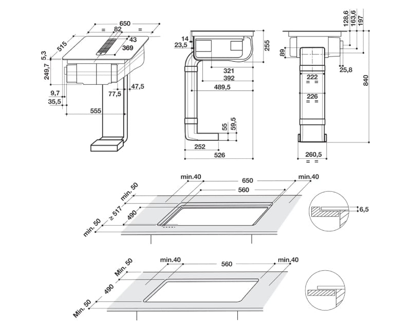 WVH 1065B F KIT indukciona ugradna ploča