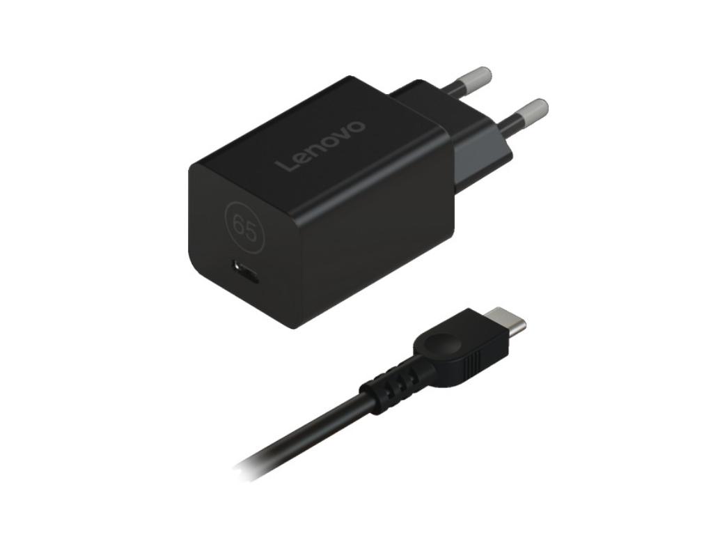Lenovo GaN Nano USB-C 65W punjac crni