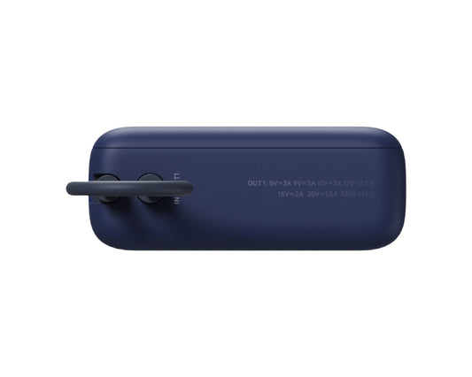 33W Power Bank 10000mAh (Integrated Cable) Ice Blue (BHR9341GL)