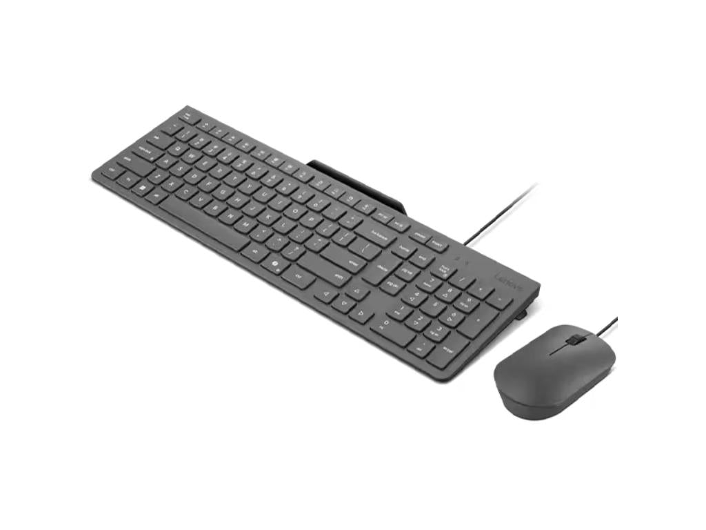 Tastatura+miš LENOVO Lenovo 310/žicni set/USB-A /US Eur/crna