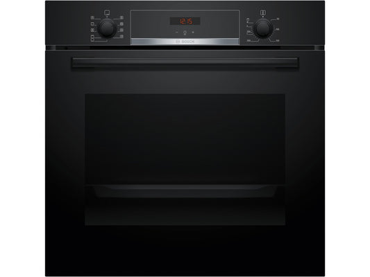 Ugradna rerna BOSCH HBA514BB3/Serija 4/mehanicka/71L/3D vruc vazduh/crna