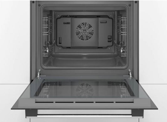 Ugradna rerna BOSCH HBF114ES0/Serija 2/mehanicka/66L/3D vruc vazduh/teleskopske vodice/inox