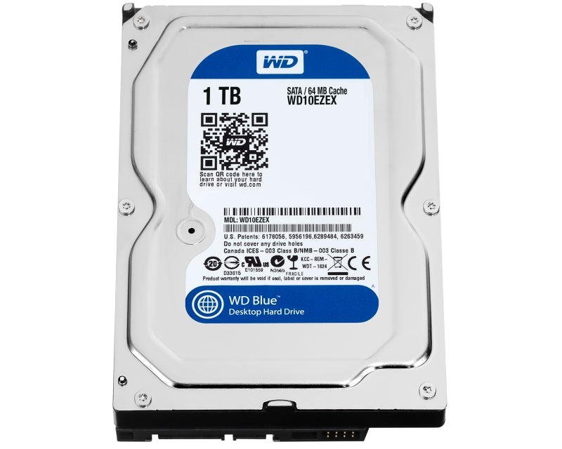 1TB 3.5 inča SATA III 64MB 7.200rpm WD10EZEX Blue hard disk