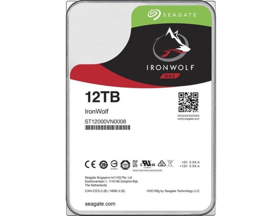 12TB 3.5 inča SATA III 256MB ST12000VN0008 Ironwolf hard disk