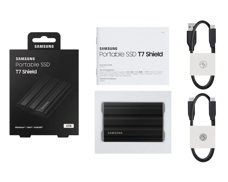 Portable T7 Shield 2TB crni eksterni SSD MU-PE2T0S