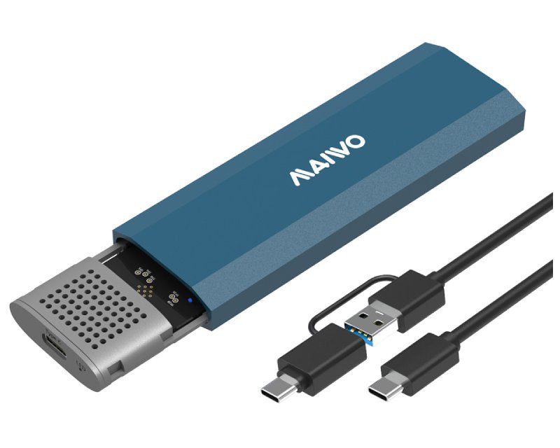 Externo Kućište USB-C 3.1 na M.2 NVMe/SATA aluminium, K1690