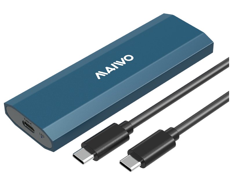 Externo Kućište USB-C 3.1 na M.2 NVMe/SATA aluminium, K1690