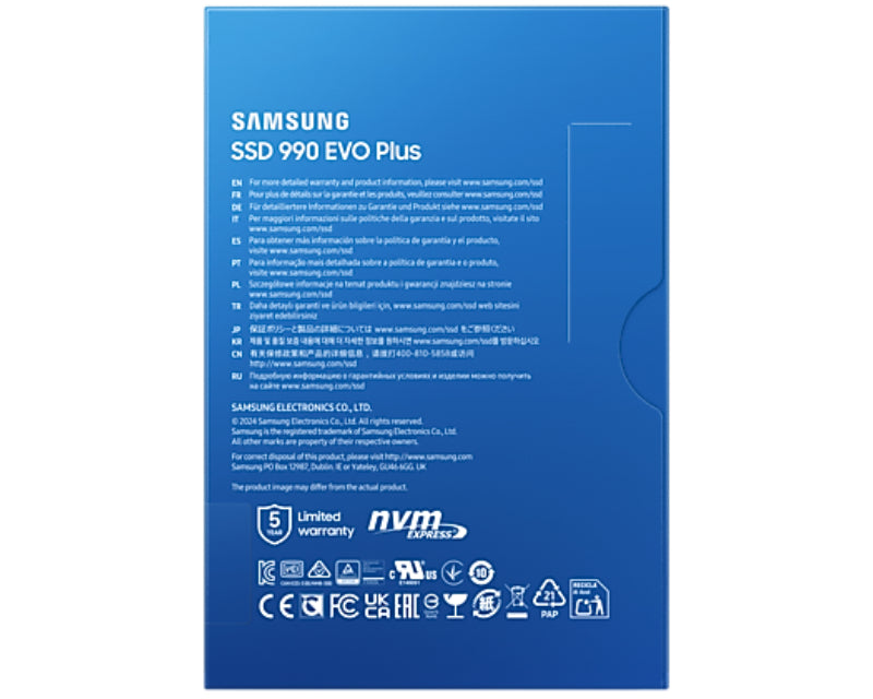 1TB M.2 NVMe MZ-V9S1T0BW 990 EVO Plus Series SSD