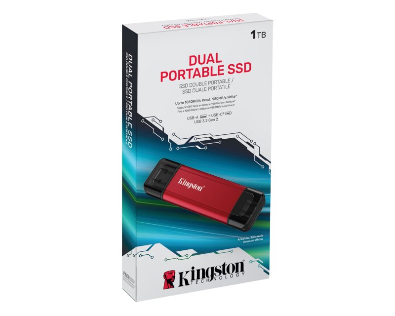 Dual Portable 1TB eksterni SSD SPSD/1TB