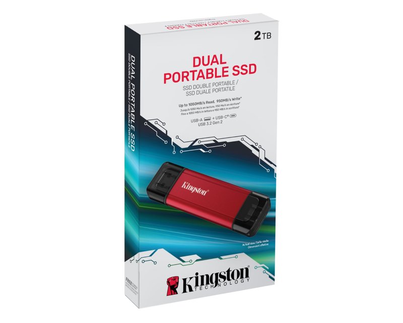 Dual Portable 2TB eksterni SSD SPSD/2TB
