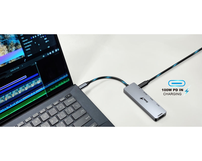 UH-500 5-in-1 USB Hub srebrni