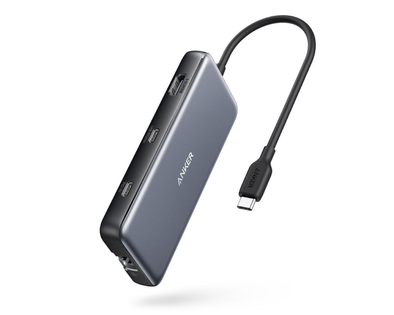 USB-C Data Hub 8u1 10Gbps crni