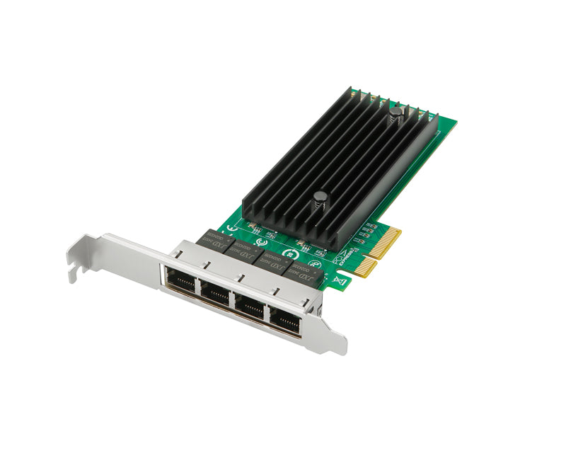 PCI-Express x4 kontroler na 4-porta 2.5 Gigabit Ethernet (Intel I226)