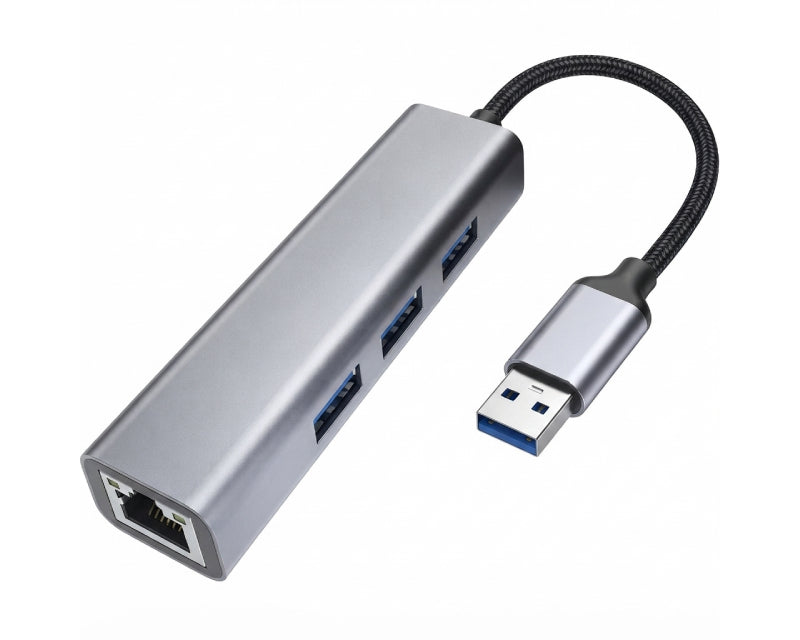 USB 3.0 - HUB (3 port USB 3.0 + 1port fast ethernet 1000Mbs)