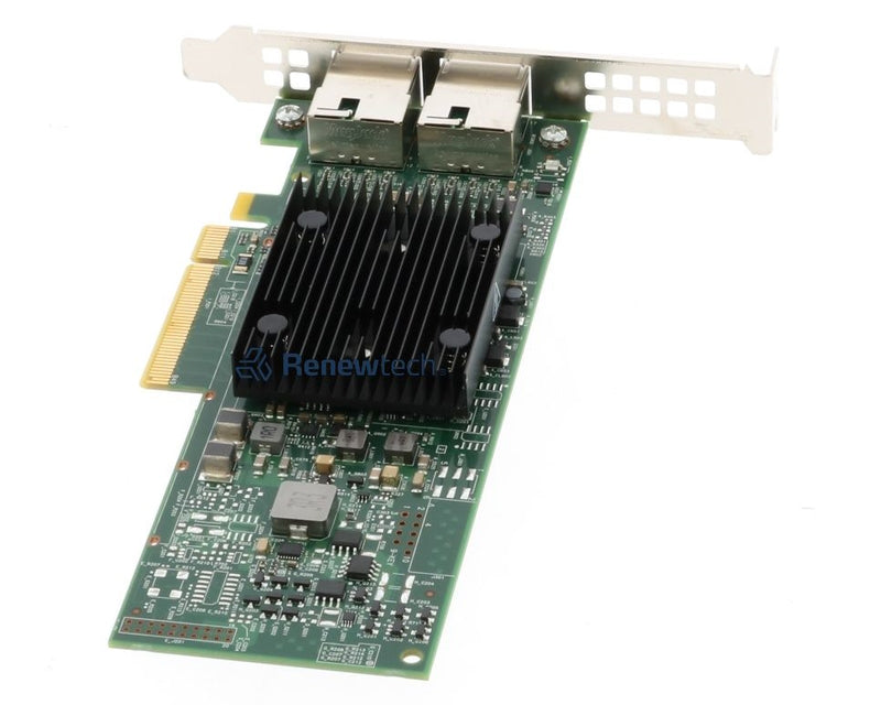 540-BBUO Broadcom 57416 Dual Port 10Gb, Base-T, PCIe Adapter, Full Height