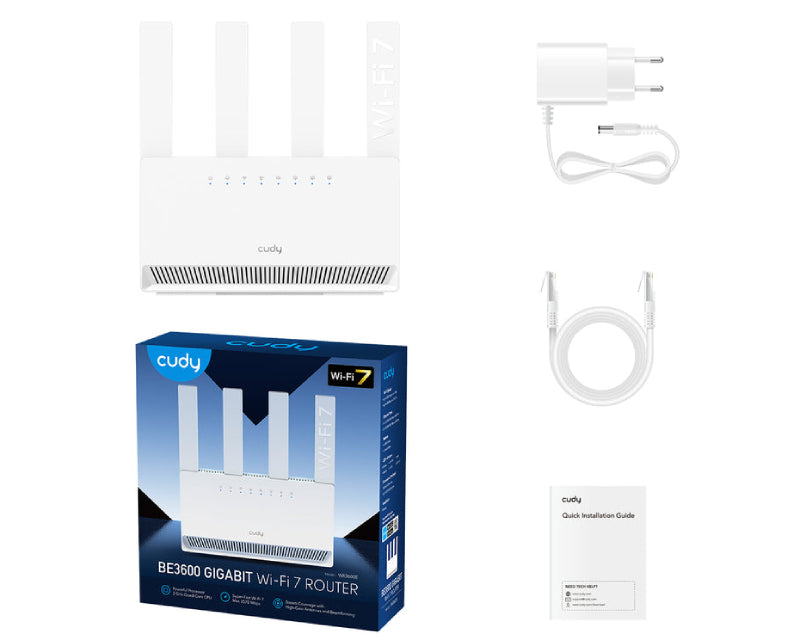 WR3600E BE3600 Gigabit Wi-Fi 7 Router