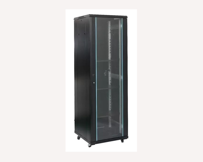 Rack orman samostojeći, 47U, 800x800, staklena vrata (pakovanje od 5 kutija)