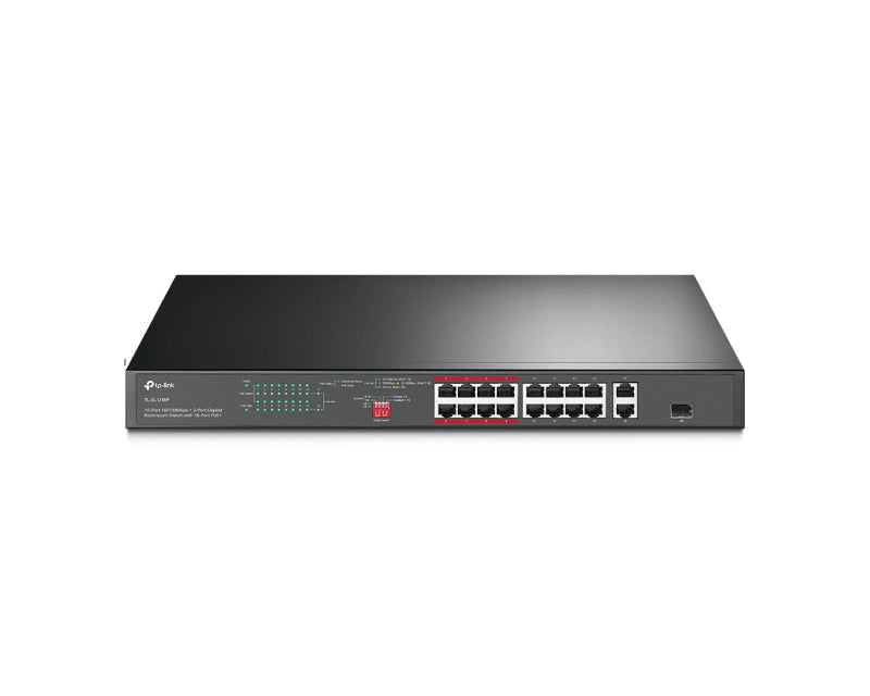 TL-SL1218P POE 16 PORTA 10/100MBS + 2GIG LAN