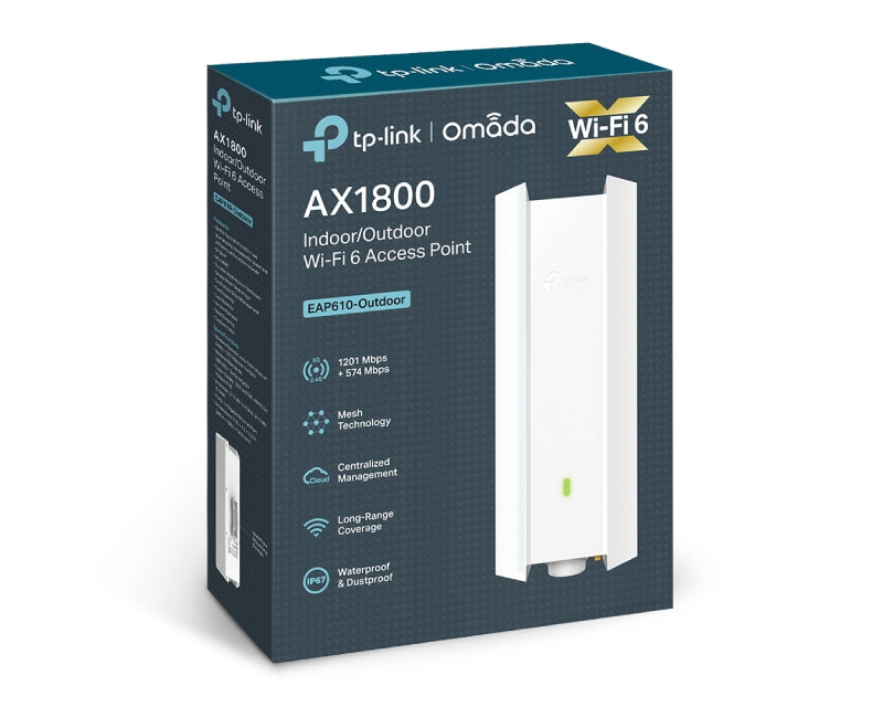 EAP610- Outdoor(EU) AX1800 Indoor/Outdoor OMADA ACCESS POINT SPOLJNI WI-FI 6 IP67