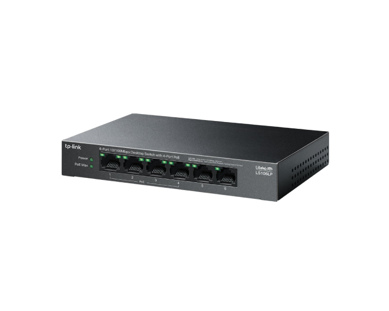 LS106LP 6-port 10/100mbps Desktop switch