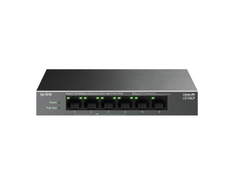 LS106LP 6-port 10/100mbps Desktop switch
