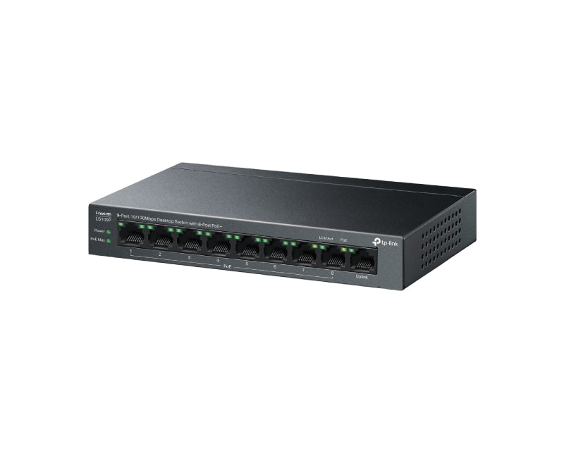LS109P 9-port 10/100Mbps Desktop switch