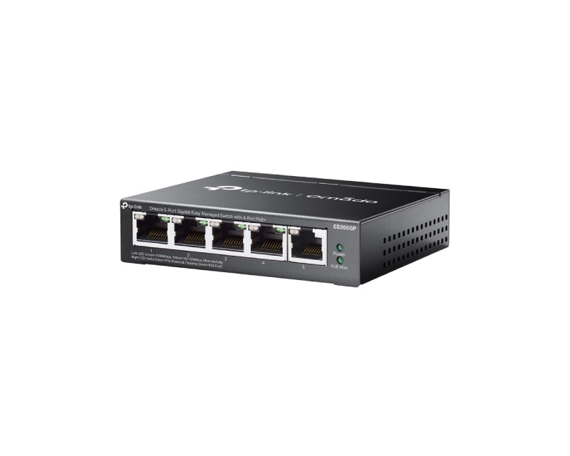 ES205GP 5-Port 10/100Mbps Gigabit Switch sa 4-Port PoE+