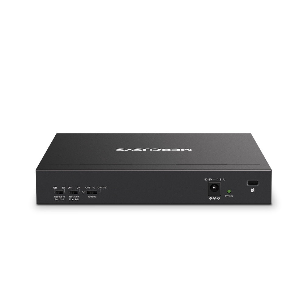 MS110P(UN) 0-Port 10/100Mbps Desktop Switch with 8-Port PoE+