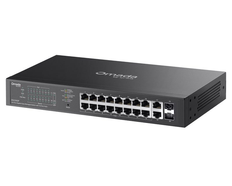 ES220GP(UN) Omada 20-Port Gigabit Easy upravljivi Switch sa16-Port PoE+