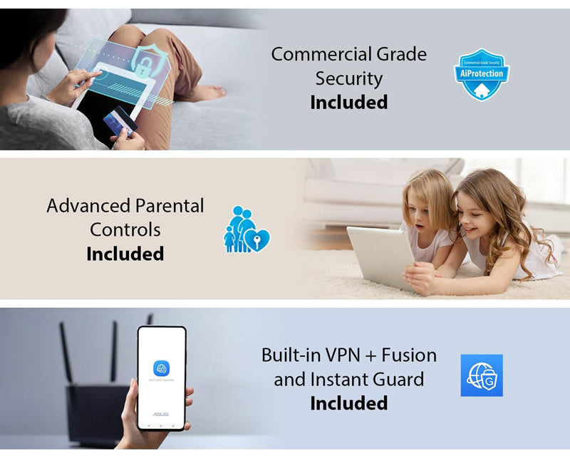 RT-AX50 GO AX1500 Dual-Band Wi-Fi Router
