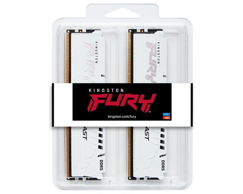 DIMM DDR5 64GB (2x32GB kit) 6000MT/s KF560C36BWEK2-64 FURY Beast White EXPO