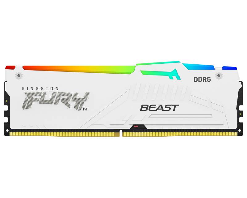 DIMM DDR5 32GB 5600MT/s KF556C36BWEA-32 Fury Beast RGB White Expo